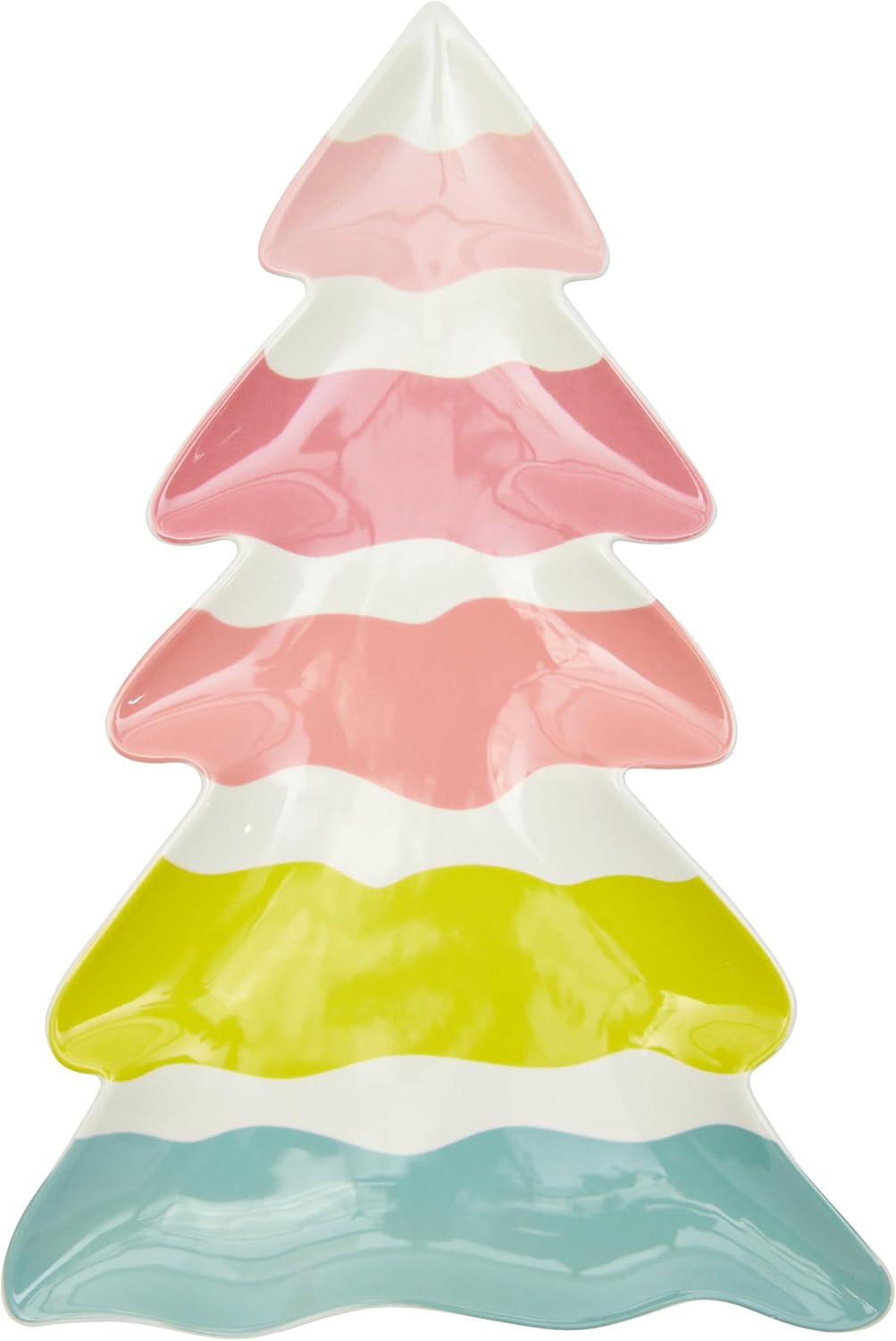 Kailo Chic Holiday Trees Stoneware Tray