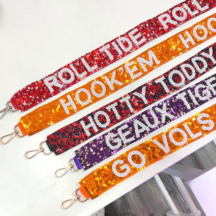 College Game Day Purse Straps