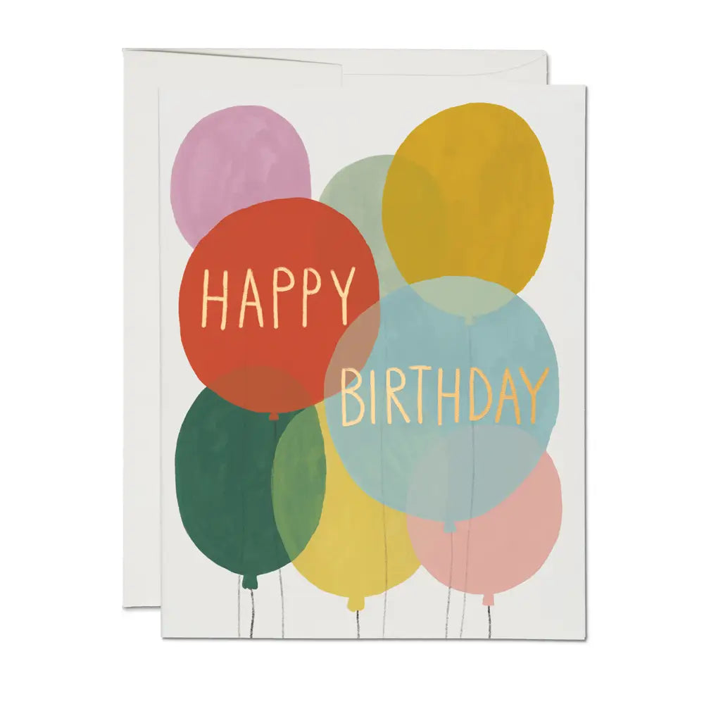 Birthday Balloons Birthday Card