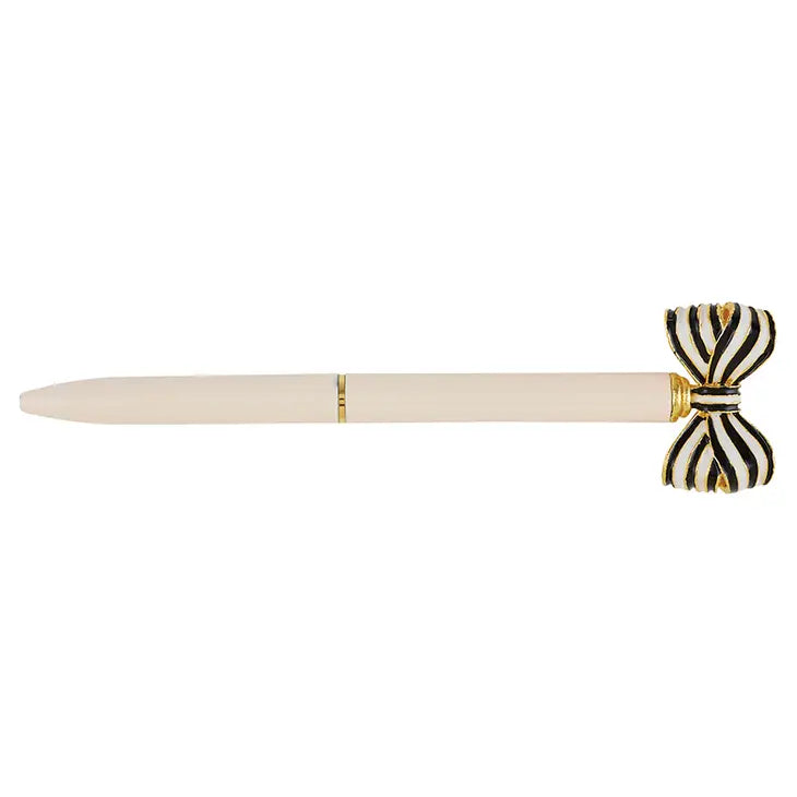 Creative Brands Striped Bow Pen