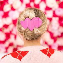 Load image into Gallery viewer, Heart To Heart Flat Hair Clip

