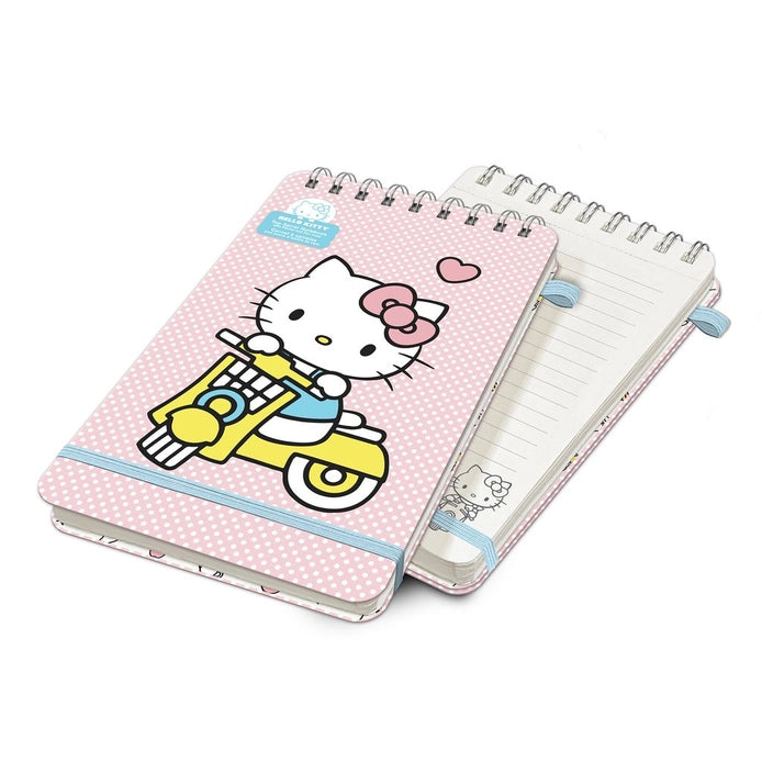 Hello Kitty Classic Pink Top-Spiral Notebook with Pen Loop – Ultimate ...