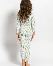 Load image into Gallery viewer, Kid's Nutcracker Trellis Long Sleeve Pajamas
