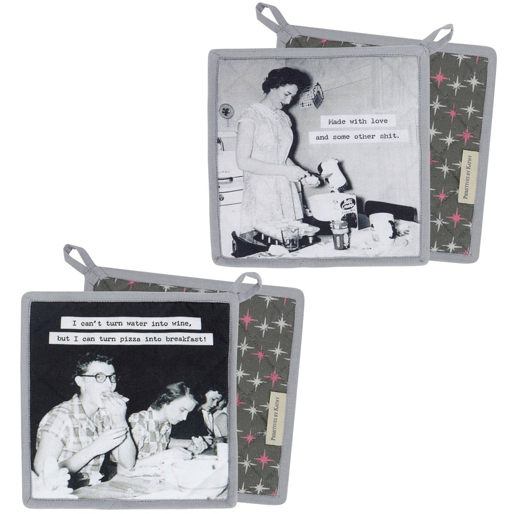 Trash Talk Hot Pad Sets