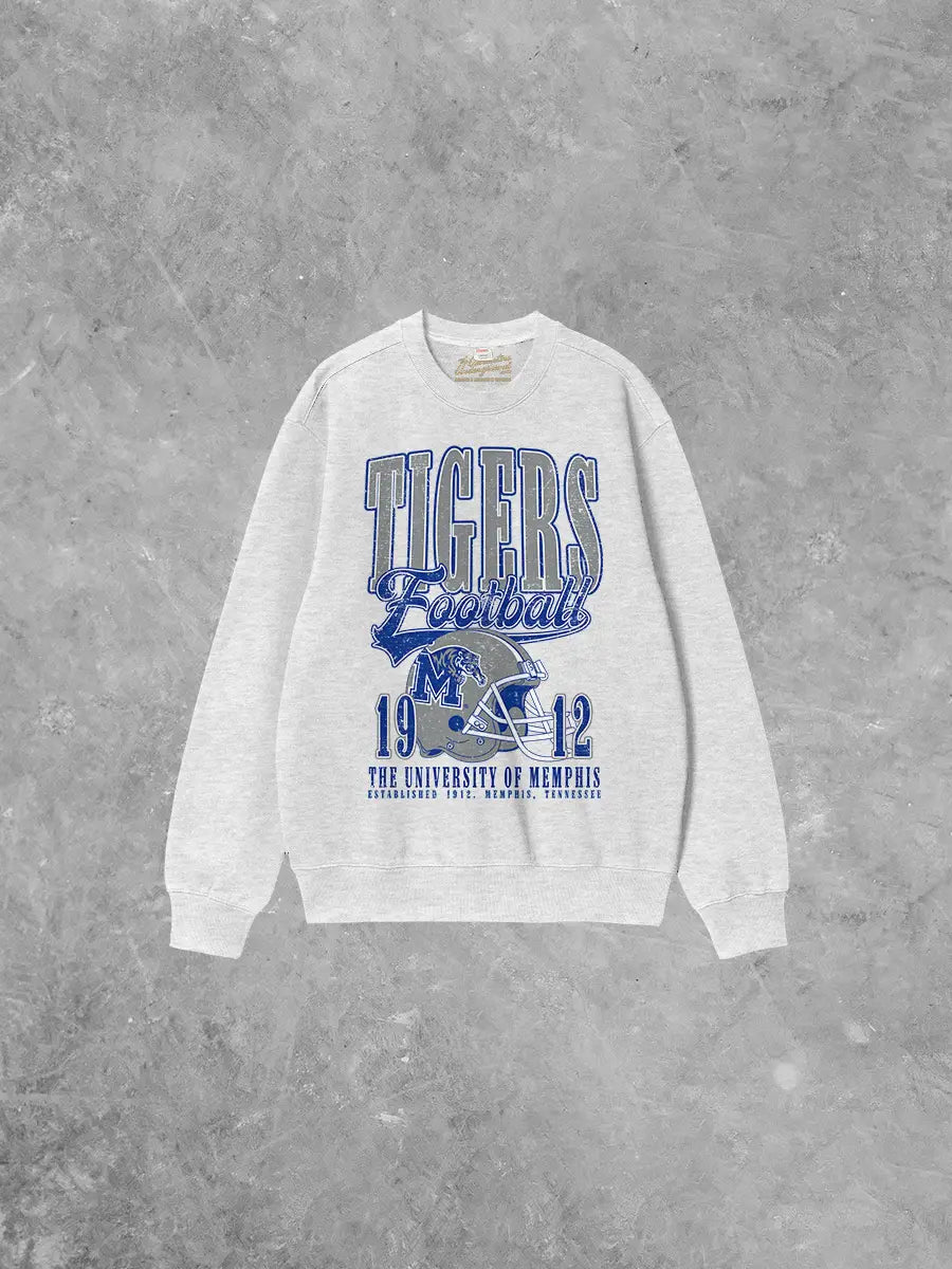 90's Memphis Tigers Football Oversized Sweatshirt