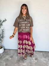 Load image into Gallery viewer, Thanks to the Lord Leopard Tee
