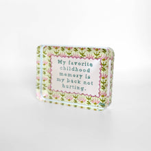 Load image into Gallery viewer, Favorite Childhood Memory Acrylic Block
