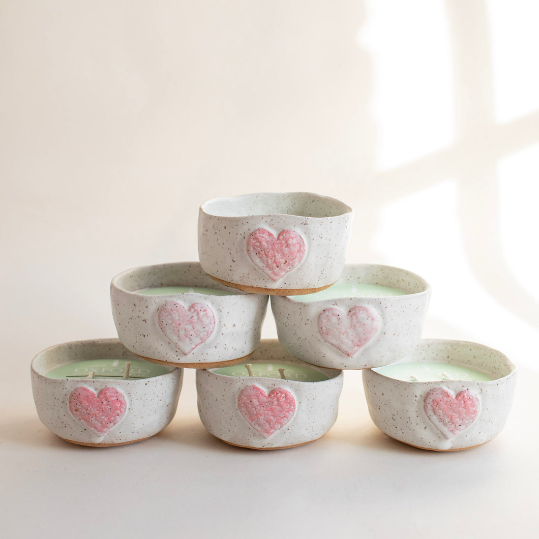 Oxford Candle Co. Heart Candles