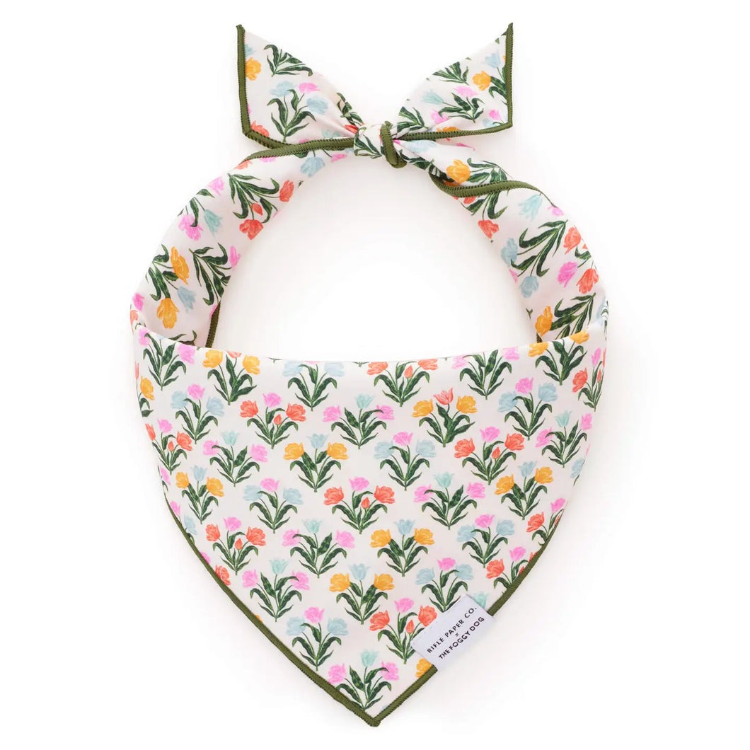 Rifle Paper Co. X Tfd Tulips Dog Bandana