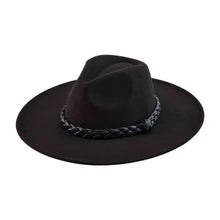 Load image into Gallery viewer, Mudpie Braided Fedora
