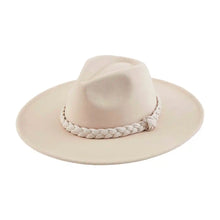 Load image into Gallery viewer, Mudpie Braided Fedora
