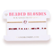 Load image into Gallery viewer, Mississippi State Sprinkle Bracelet s/2
