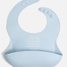 Load image into Gallery viewer, Meal Blessing Silicone Bib
