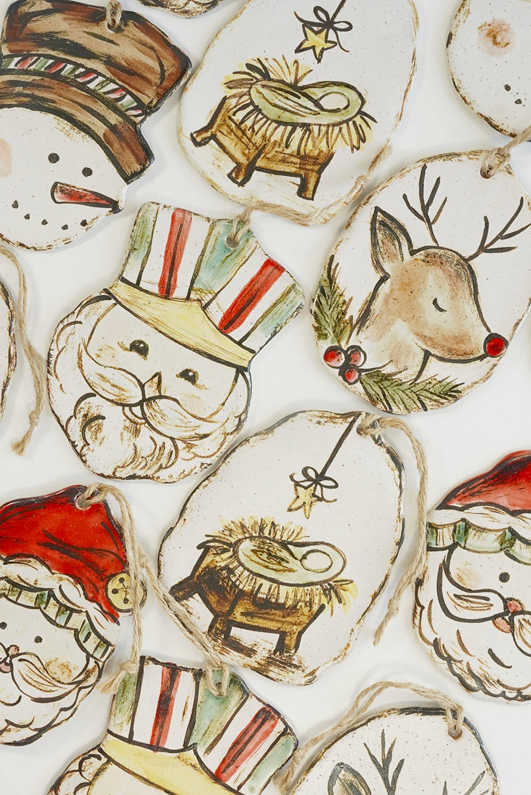 Etta B Storybook Snowman Ornament