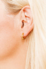 Load image into Gallery viewer, Huggie Earrings - Scarlett Hoop Gold 10mm
