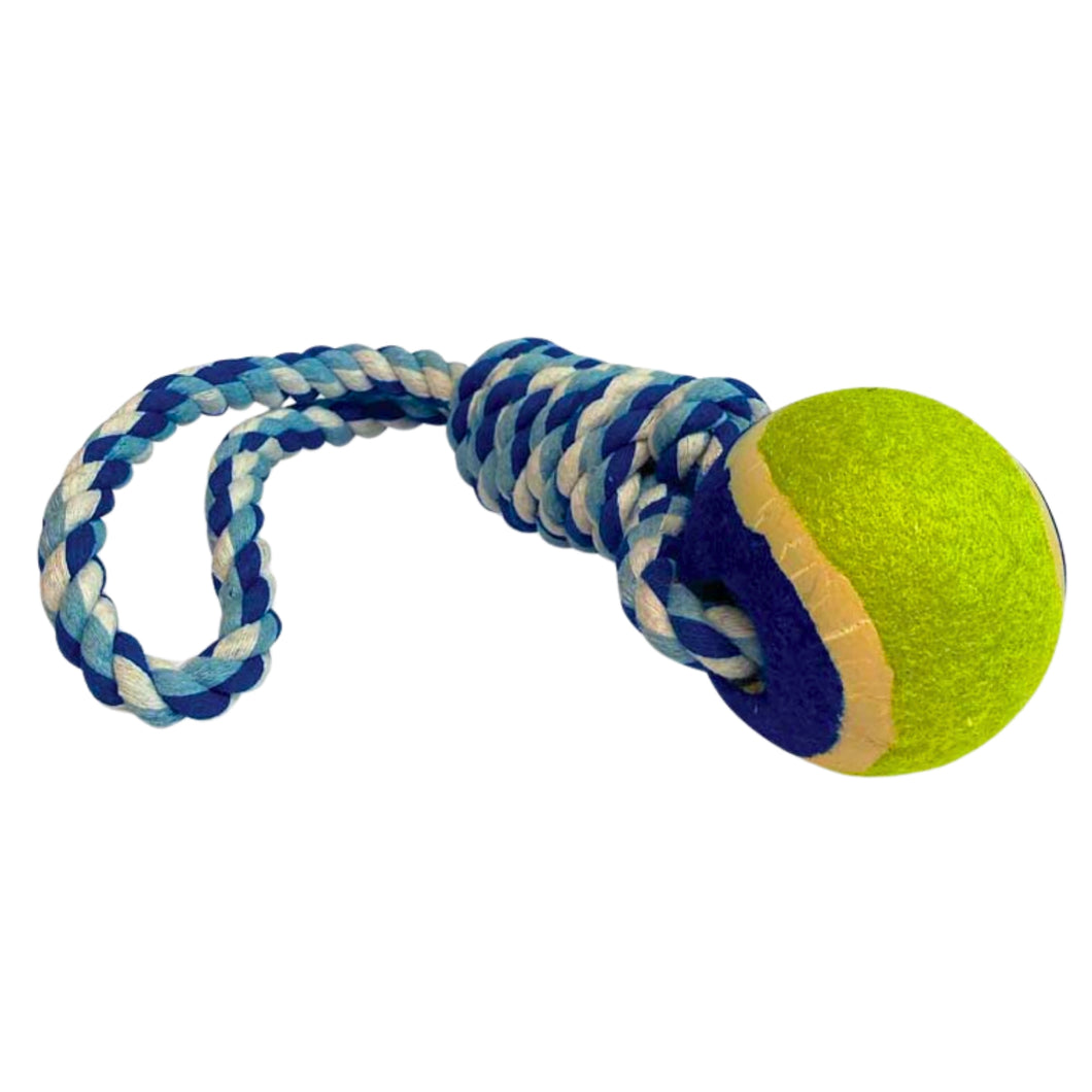 Ball & Rope Dog Toy