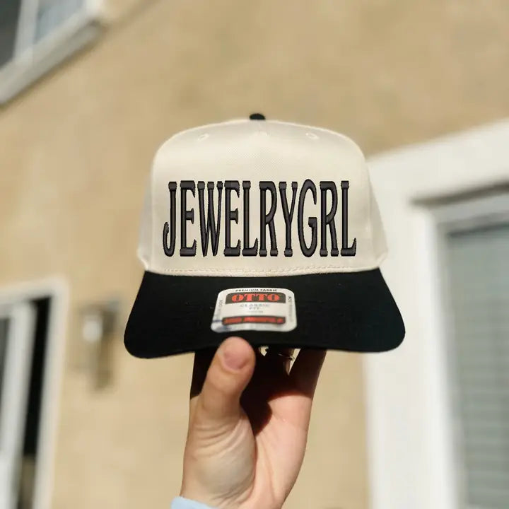 Jewelrygrl Embroidered Hat