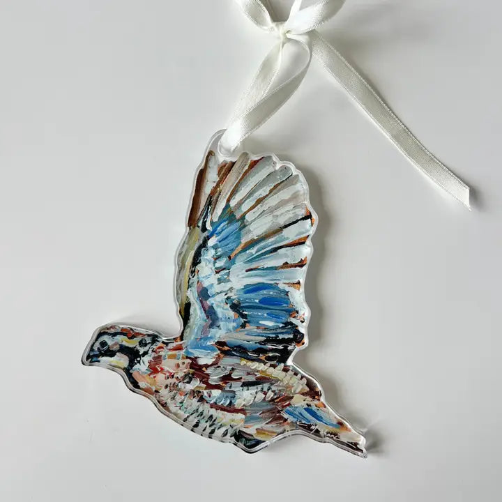 Quaint Quail Ornament