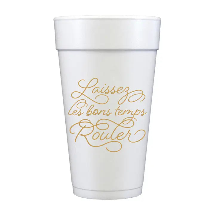 Laissez Les Bon Foam Cups