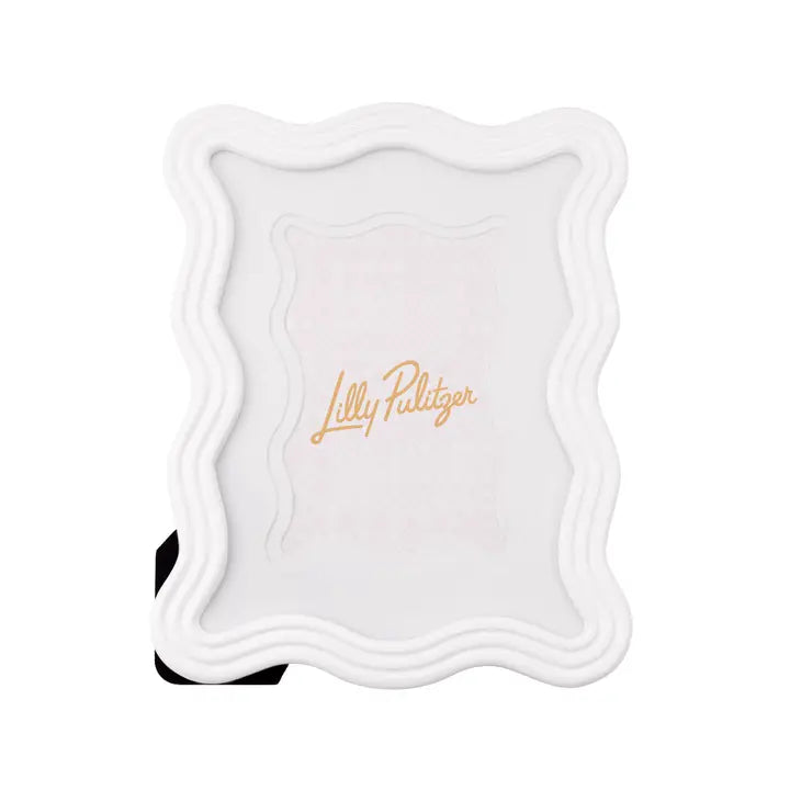 White Wavy Picture Frame