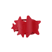 Load image into Gallery viewer, Flat Hair Clip | Medium | Red Shooting Star
