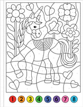 Load image into Gallery viewer, My First Color-By-Number! Unicorn and Friends
