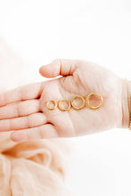 Load image into Gallery viewer, Huggie Earrings - Scarlett Hoop Gold 14mm
