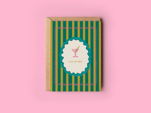 Load image into Gallery viewer, A Tini Bit Older Martini and Olives Card

