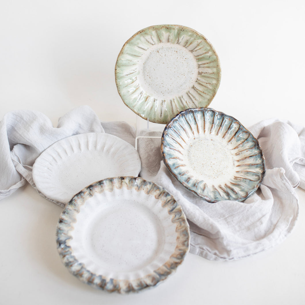 Etta B Crimped Salad Plate