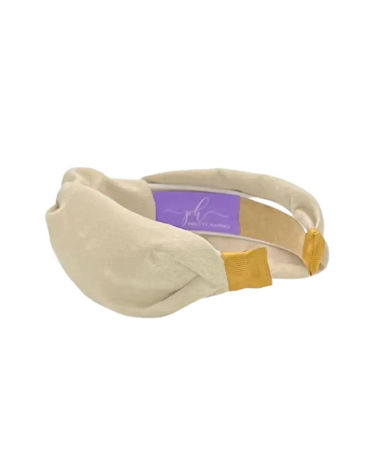 Buff Suede Knot Headband