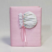Load image into Gallery viewer, Photo Album with Baby Girl Bonnet with Flowers
