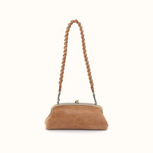 Load image into Gallery viewer, Alba Frame Small Shoulder Bag Buffed Leather | Whiskey
