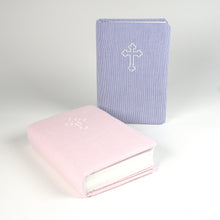 Load image into Gallery viewer, Children’s Bible In Shantung With Cross
