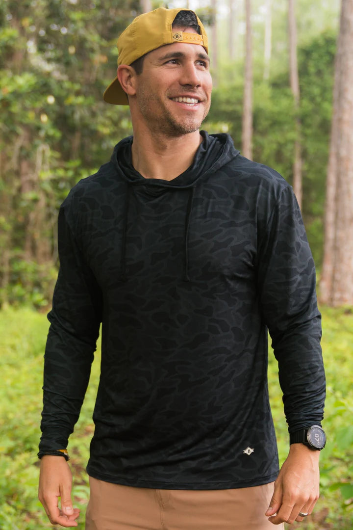 Performance Hoodie Black Camo