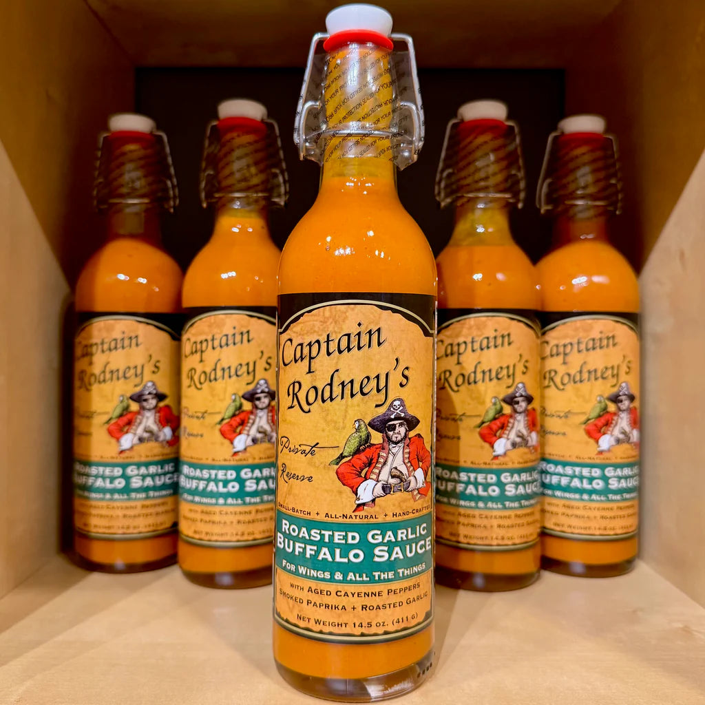 Captain Rodney's Roasted Garlic Buffalo Sauce