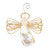 Gilded Angel Wire Wings Ornament