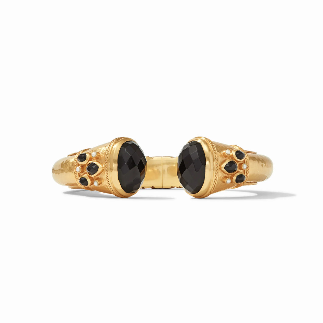 Cannes Cuff Gold Iridescent Black