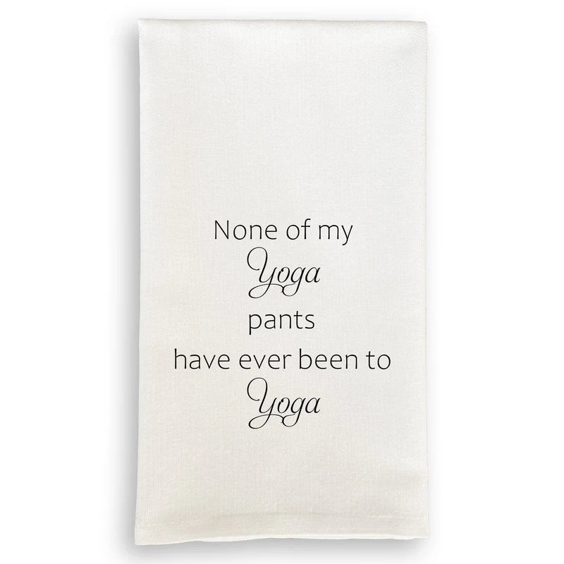 Yoga Pants Tea Towel