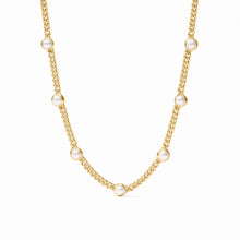 Load image into Gallery viewer, Dolce Delicate Station Necklace | Pearl
