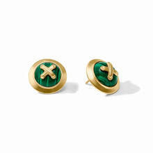 Load image into Gallery viewer, Essex Stud  | Malachite Green
