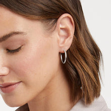 Load image into Gallery viewer, Fleur-de-Lis 2-in-1 Earring Silver
