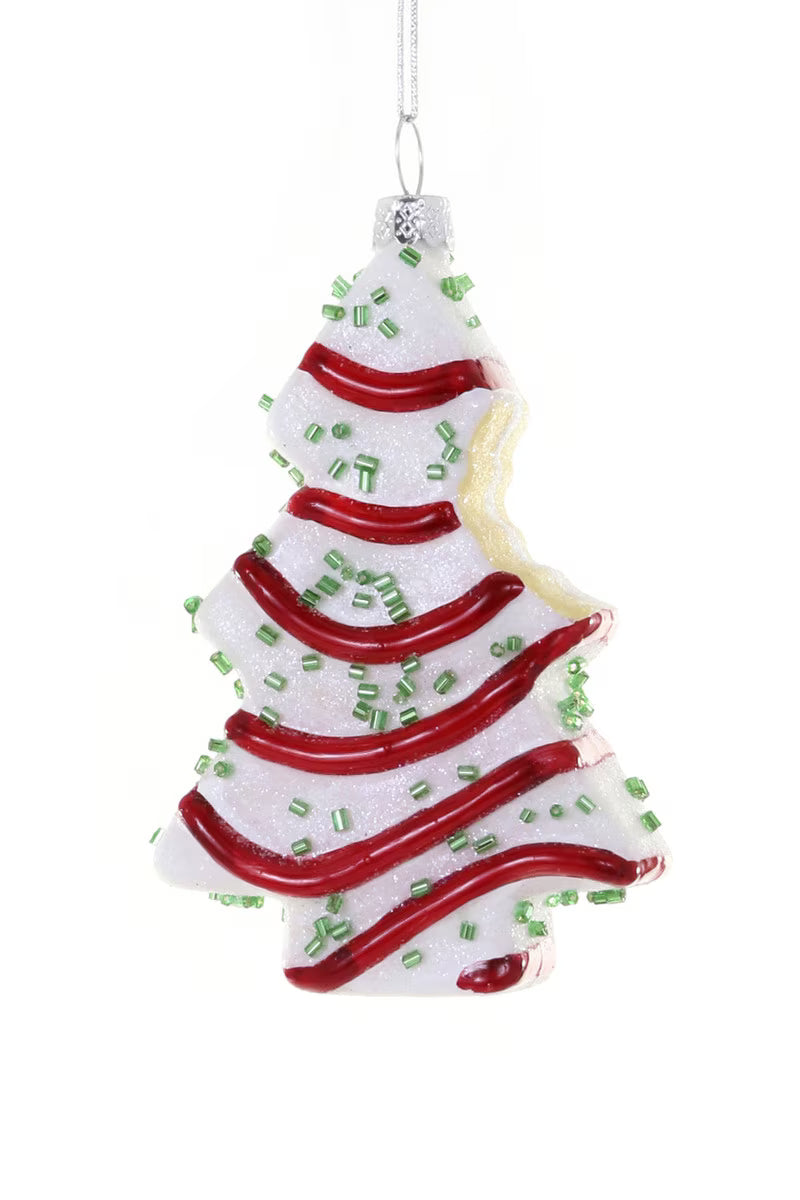 Christmas Tree Cake With Bite