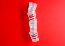 Load image into Gallery viewer, Flag Frosted Cups Set of 10
