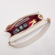 Load image into Gallery viewer, Montana Clutch SML - Calla Lily White/Brushed Gold
