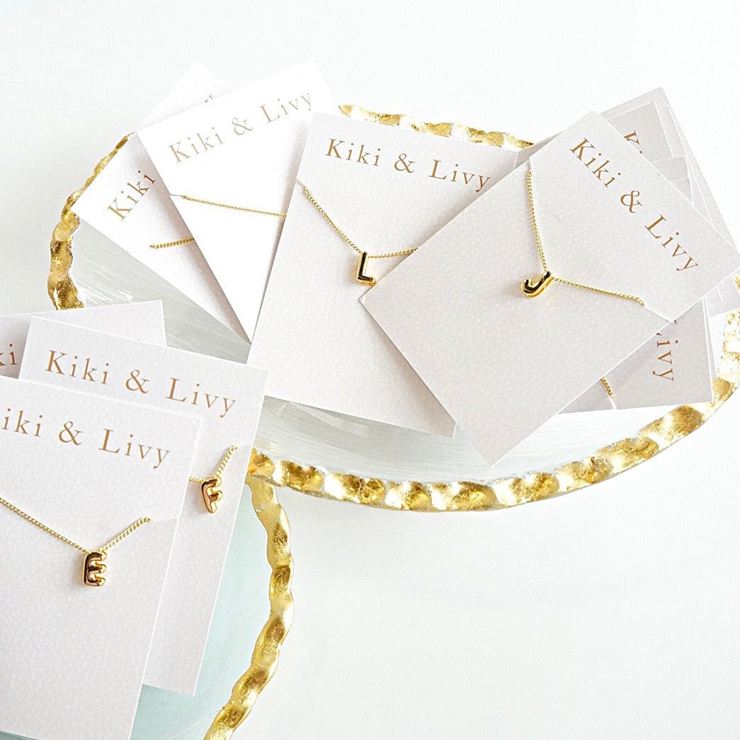 Mini Balloon Letter Necklace