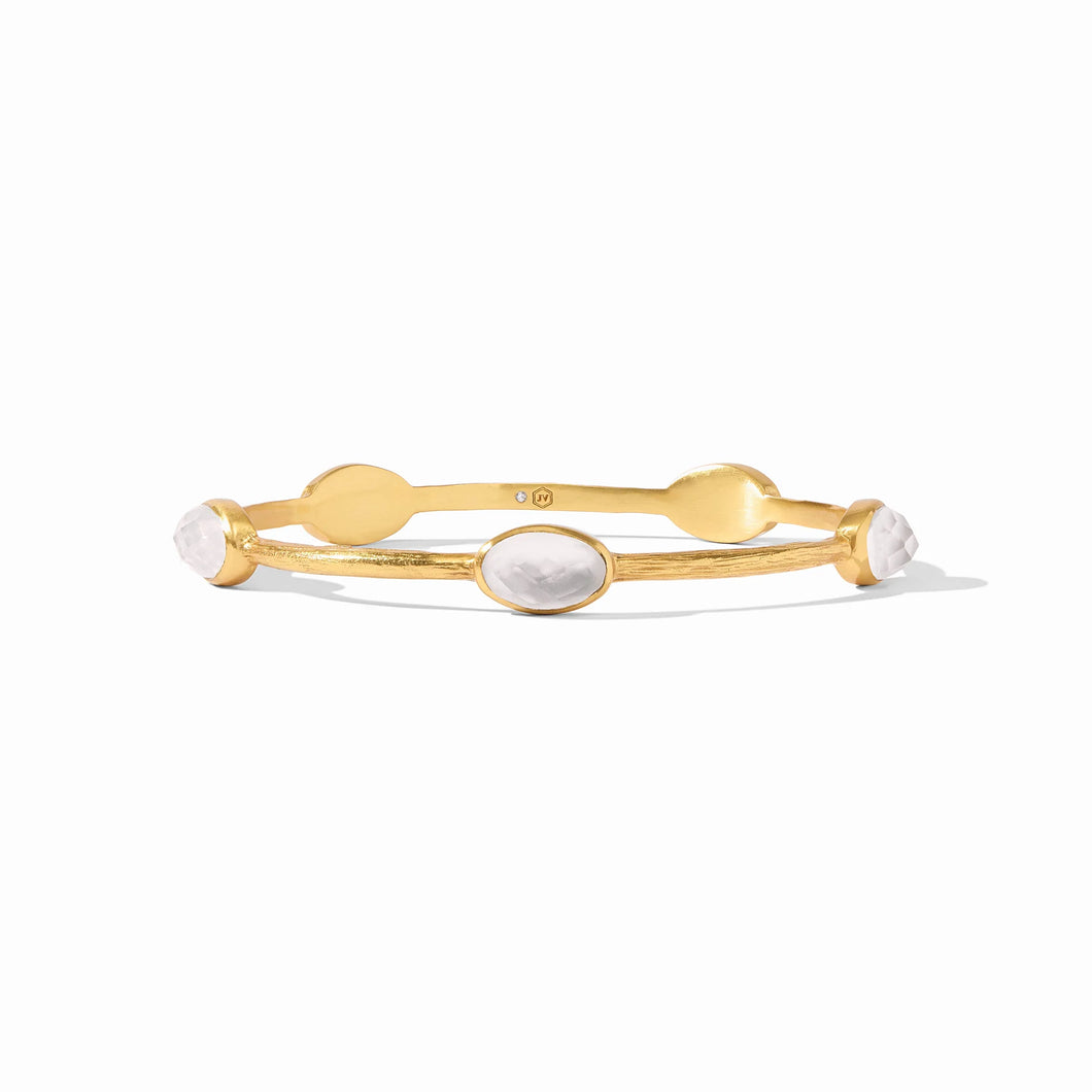 Ivy Stone Bangle Iridescent Clear Crystal