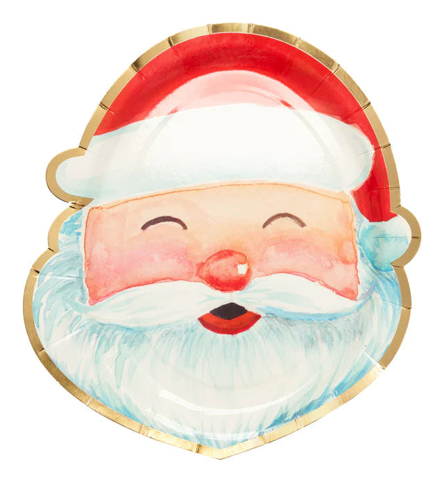 Jolly Santa Salad Plate