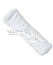 Load image into Gallery viewer, Hand Smocked CLB Charmed Light Blue Blanket
