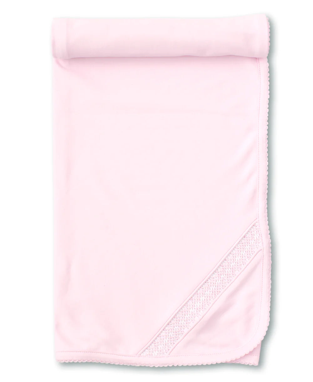 Hand Smocked CLB Charmed Pink Blanket