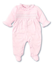 Load image into Gallery viewer, Hand Smocked CLB Charmed Pink Footie
